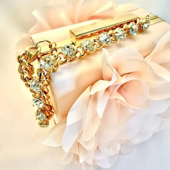 Badgley MISCHKA JEWEL HANDLE BLUSH COLOR NWOT!!! - Picture 1 of 4